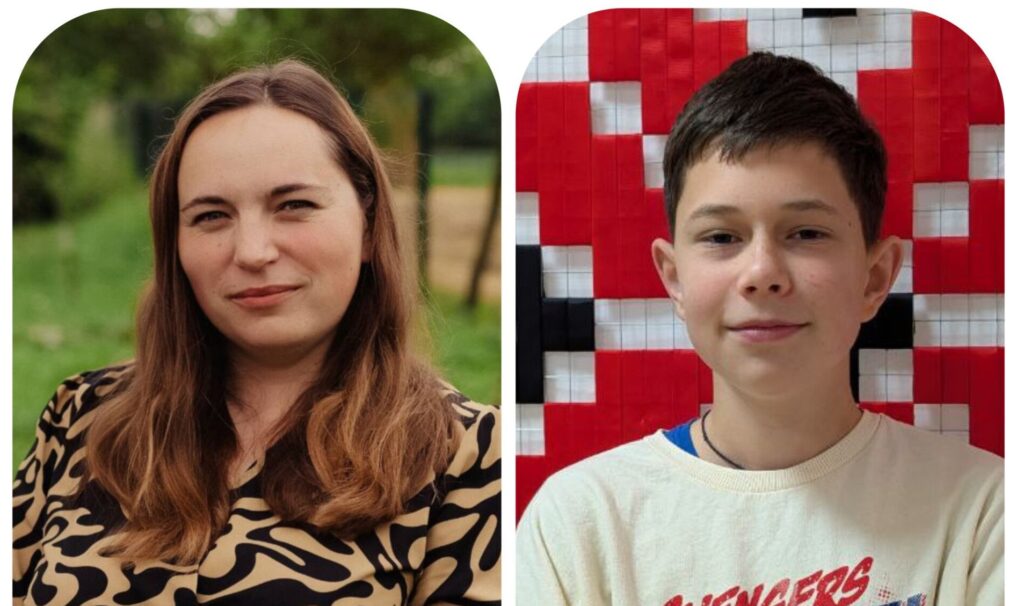 Вітаємо учня 9 класу Макара ШЕВЧУКА та його наставницю Ольгу ІВОНЯК